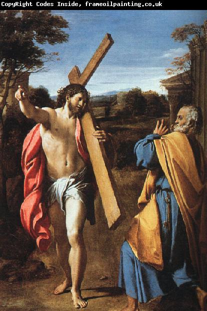 Annibale Carracci Christ Appearing to Saint Peter on the Appian Way